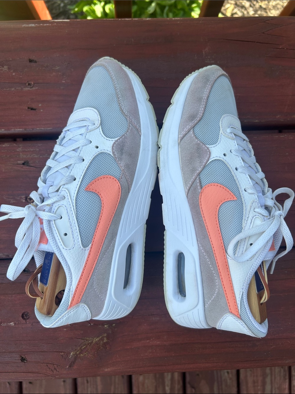 Nike Air Max SC Girl’s Shoe in White Crimson Bliss Size 5Y - Picture 5 of 12